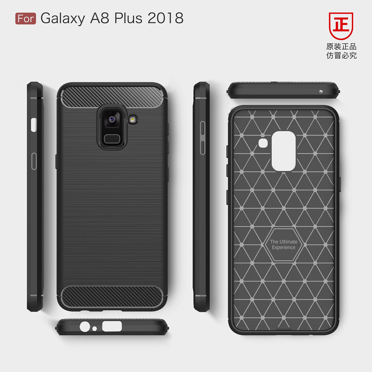 适用于三星A8Plus手机壳2018款透气Galaxy A8+商务隐形气囊A8000