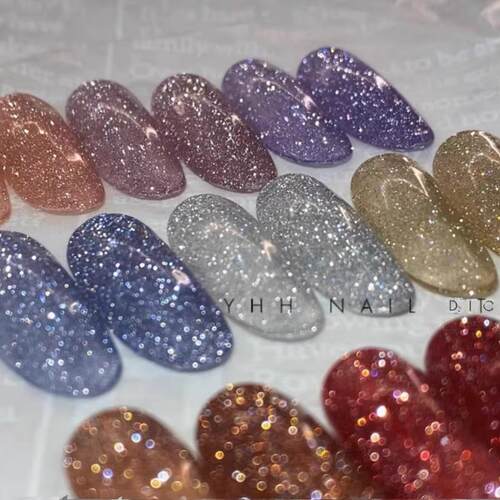 YHH樱禾 新品《碎钻胶》强势来袭，罐装胶 美甲碎钻胶 1g分装 - 图0