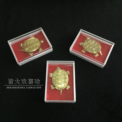 80后怀旧小金龟金属抖龟 会动摇晃抖动乌龟 童年小时候的玩具摆件 - 图2