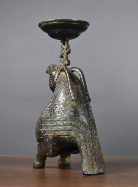 御如意纯铜灯具摆件工艺品古玩