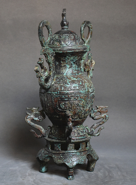 御如意铜摆件复古怀旧