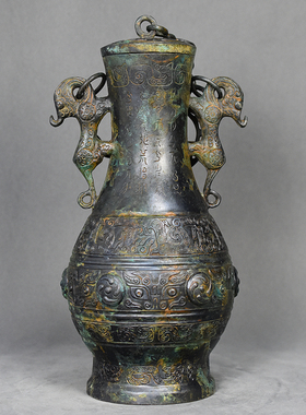 御如意铜摆件复古怀旧