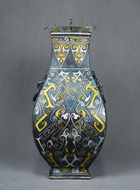 错金银射宴狩猎纹铜壶