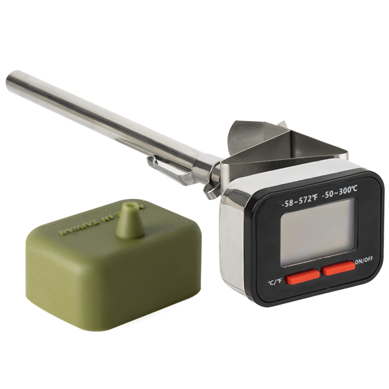 Watchget digital display electronic thermometer is specially used for hand brewing coffee milk bubble flower jar, which can be used for hanging water temperature measurement
