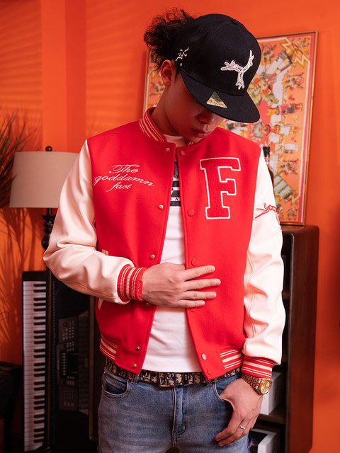 TGFCLUB street slim-fitting towel embroidered baseball uniform