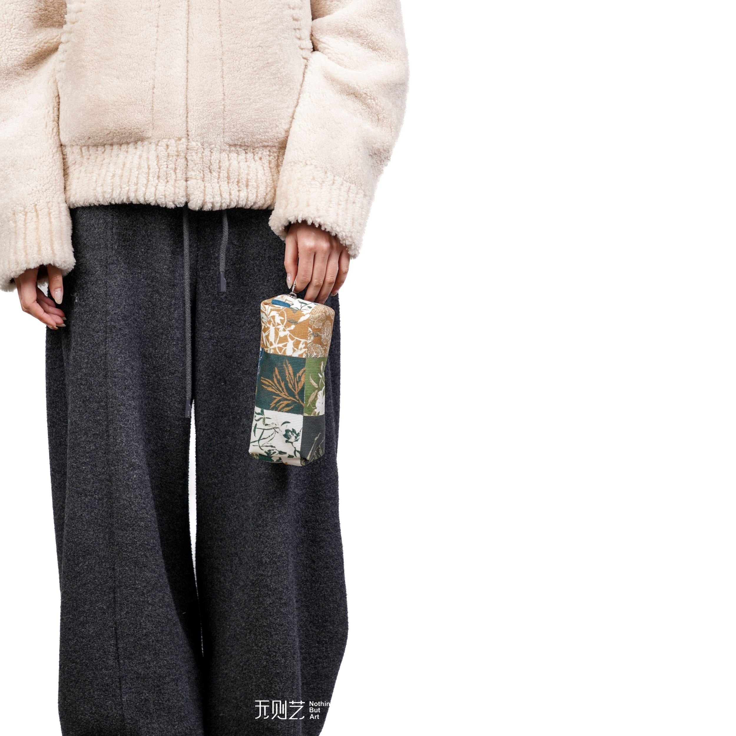 无则艺【大笔袋】田园原创学生文艺收纳简约时尚印花办公笔袋包,淘宝优惠券,粉丝福利购,淘宝优惠卷