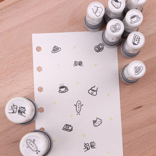 可得优咪の日常原创授权正版手帐光敏印章猫咪可爱迷你卡通图案盖章DIY制作装饰方便收纳印章2025年新列印章 - 图1