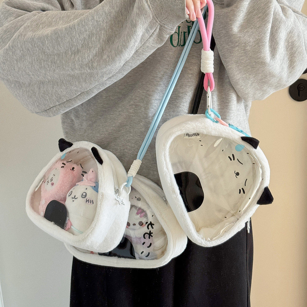ins韩版少女卡通饭团大号遛娃包外出斜挎晒娃包学生单肩娃包痛包,淘宝优惠券,粉丝福利购,淘宝优惠卷