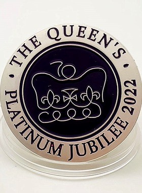 女王镀金皇冠把玩金币硬币币