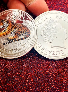 十二生肖动物澳大利亚贺岁虎币