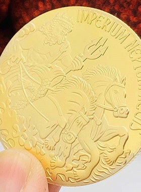 三叉水手镀金硬币牙仙子币
