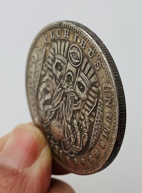 流浪币黄铜金字塔硬币工艺币