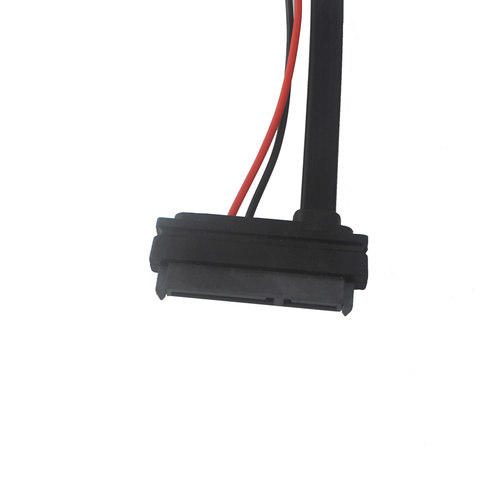 笔记本光驱SILM-SATA13PIN公转SATA 7+15硬盘SSD供电数据线光驱位7+6转7+15pinSATASATA光驱转台式机13P转22P - 图0