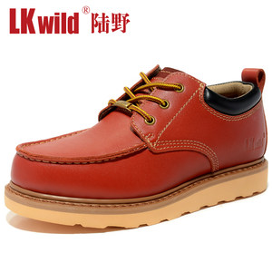 春季LKwild陆野男鞋休闲鞋真皮低帮鞋工装鞋男马丁鞋潮流男士板鞋