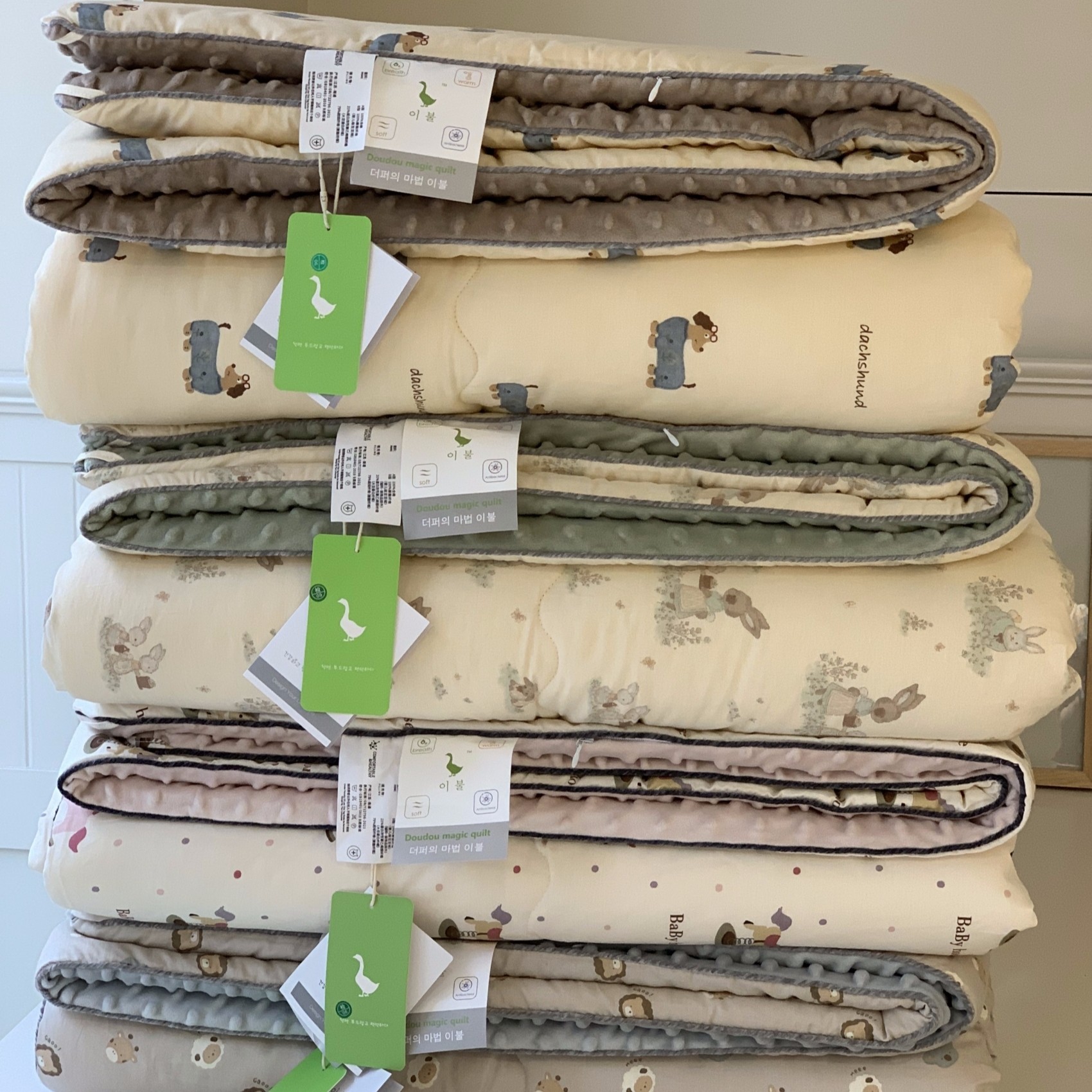 韩国大鹅单人豆豆被可机洗春秋被双人可爱卡通暖气房保暖透气被子,淘宝优惠券,粉丝福利购,淘宝优惠卷