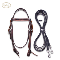 Century long reigma equestrian water le reins Rope Bull Leather Water Le Carved Flower Cage Head Horses Equipped With Horse Water Le Dragon Head