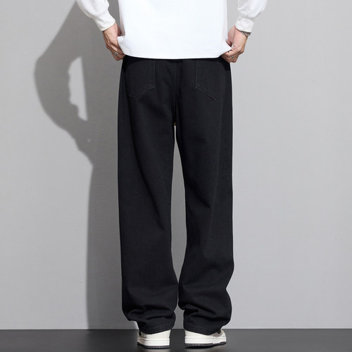 【裤长110-115cm】加绒秋冬190高个子加长牛仔裤男宽松直筒青少年 - 图2