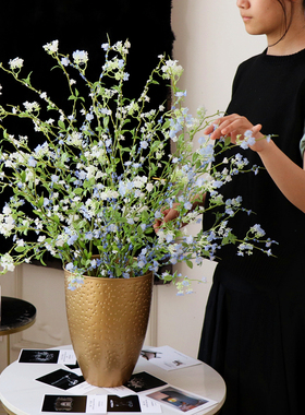 雪柳仿真花束假花摆设仿真绿植客厅装饰花电视柜花艺摆件仿生花
