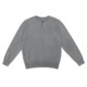 Floral Gray Henley Collar Sweater Boys 2025 New Autumn Loose Casual All-match Knitted Sweater Pullover Top