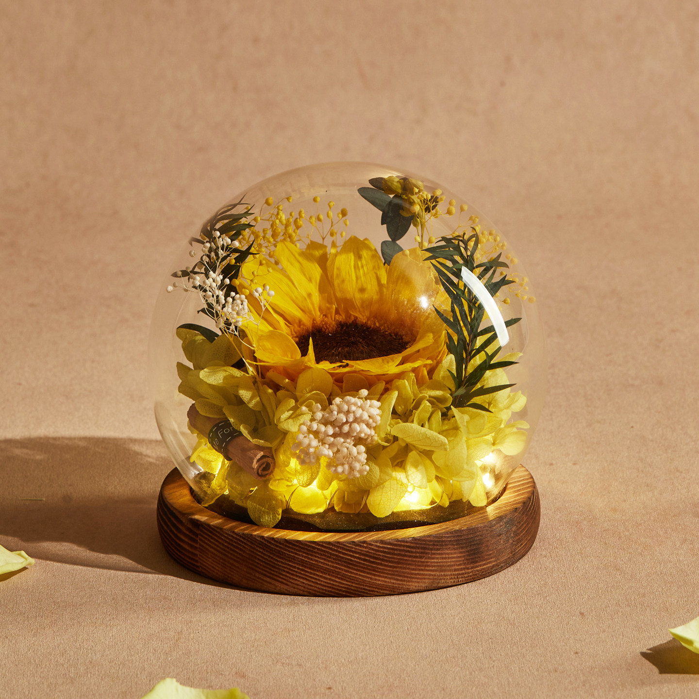 永生花向日葵礼物高级感真花摆件送女生朋友感恩老师生日花束礼盒,淘宝优惠券,粉丝福利购,淘宝优惠卷