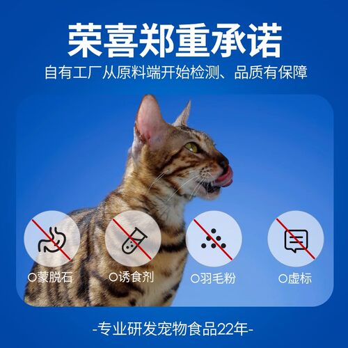 艾尔牛肉鲑鱼猫粮全价成猫粮幼猫粮2.5斤低盐美毛去毛球500g*5包 - 图2