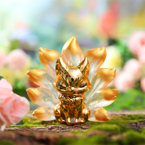 新款创意古风涂山九尾狐盲盒狐狸小摆件女生桌面装饰礼品昆仑 - 图1