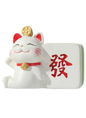 新款招财小摆件车载桌面工位