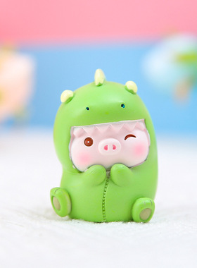 少女心网红可爱小猪摆件卡通小猪
