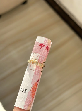 【日进斗金】ins轻奢小众高级2026可调节戒指希洛阁