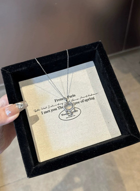 锁骨链平安锁新款2025爆款情侣款送礼送女友闺蜜