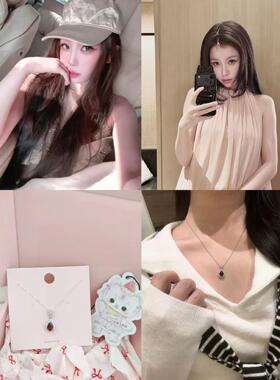 合金项链 虞书欣同款周边应援色项链 吊坠送女友礼物
