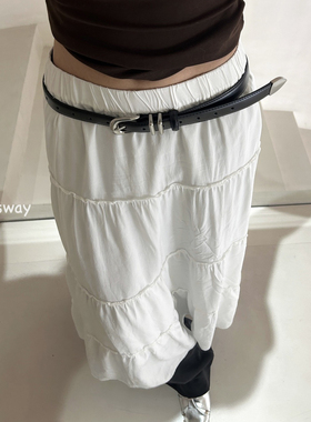 sunsway男女简约日韩做旧腰带