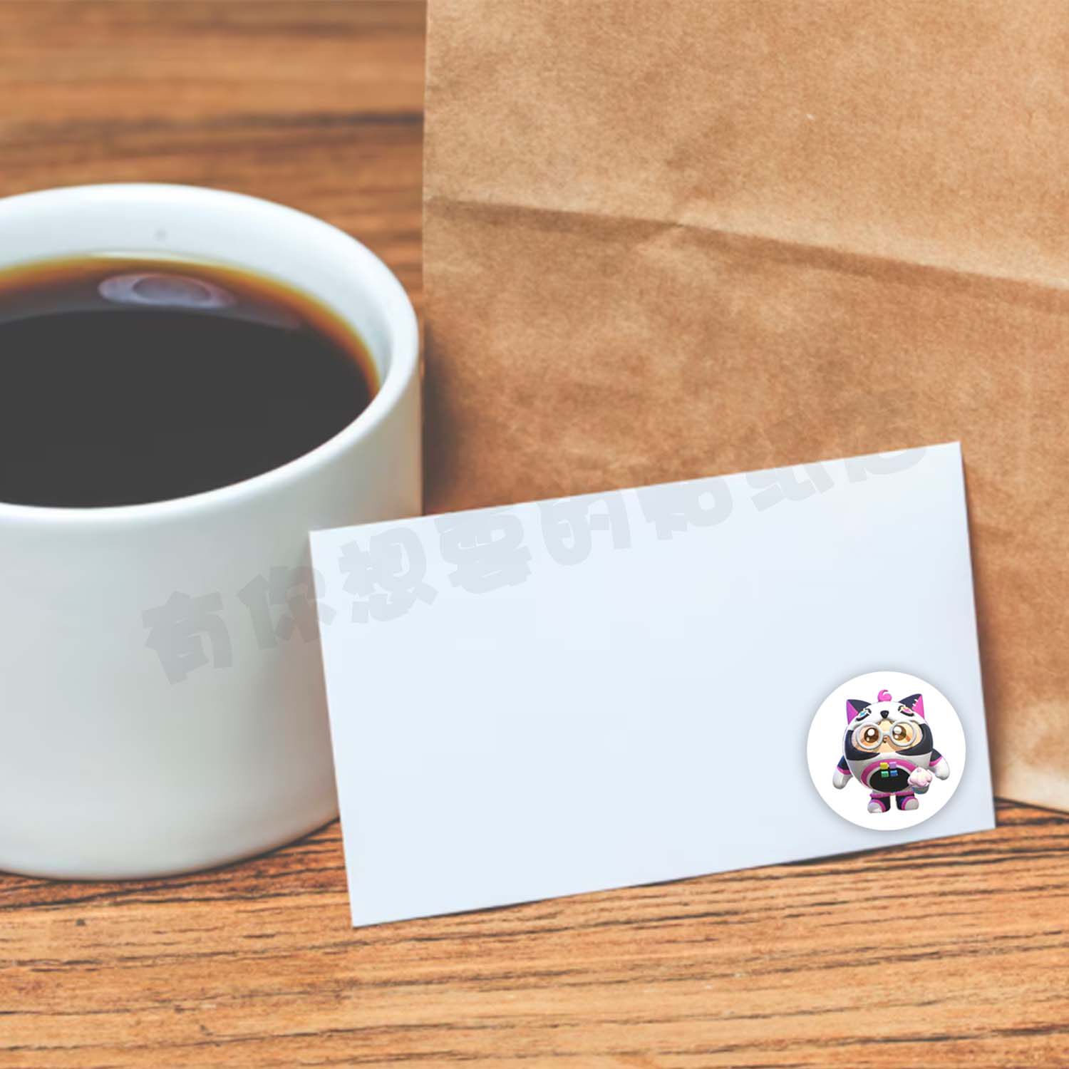 500贴/卷蛋仔派对皮肤新款狐狸贴纸儿童卡通手账玩具标签装饰贴