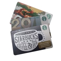 A Starbucks Gift Card with a