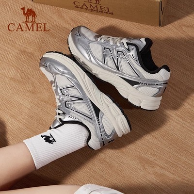 休闲慢跑鞋男女骆驼防滑运动鞋