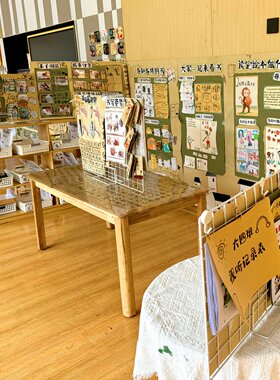幼儿园阅读语言区环创布