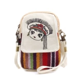 Маленькая сумка через плечо, милый маленький кошелек, небольшая сумка, камера, изысканная сумка для техники, шоппер, ткань, широкий экран