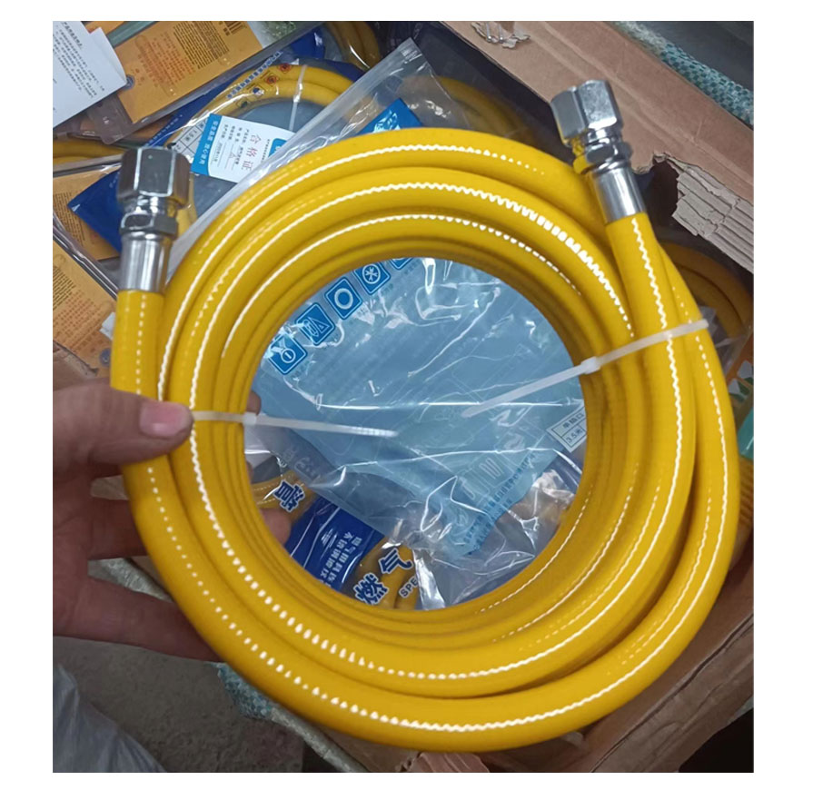 加厚燃气管304不锈钢防爆高压天然气管波纹软管燃气热水器连接管 - 图3