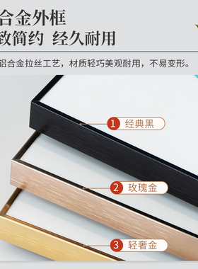 高清闪哑膜结婚照全家福照片墙