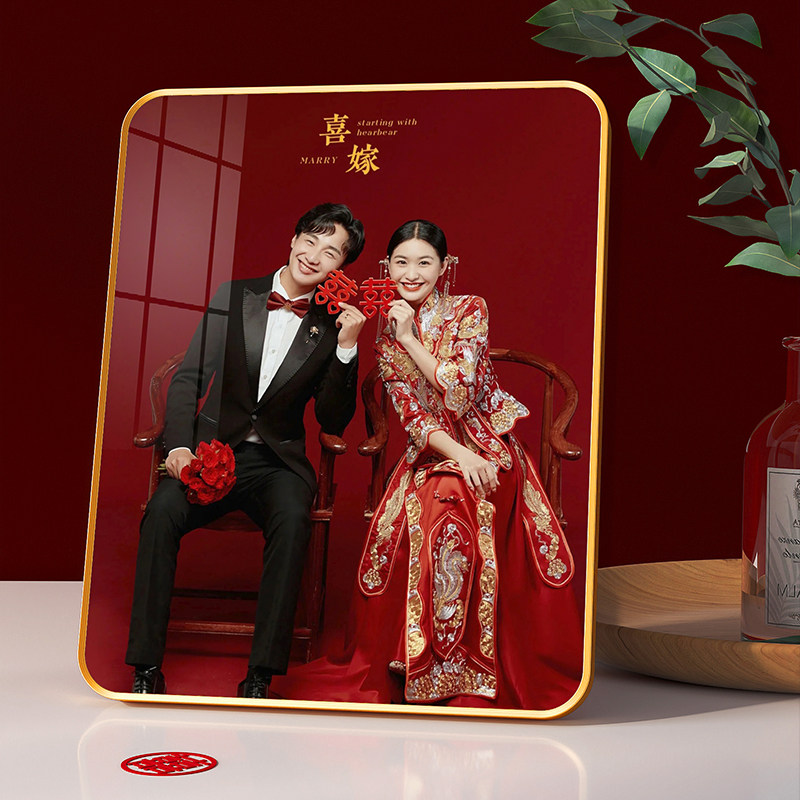 全家福相框摆台定制洗照片做成水晶精致相册七寸中式高端相片打印,淘宝优惠券,粉丝福利购,淘宝优惠卷