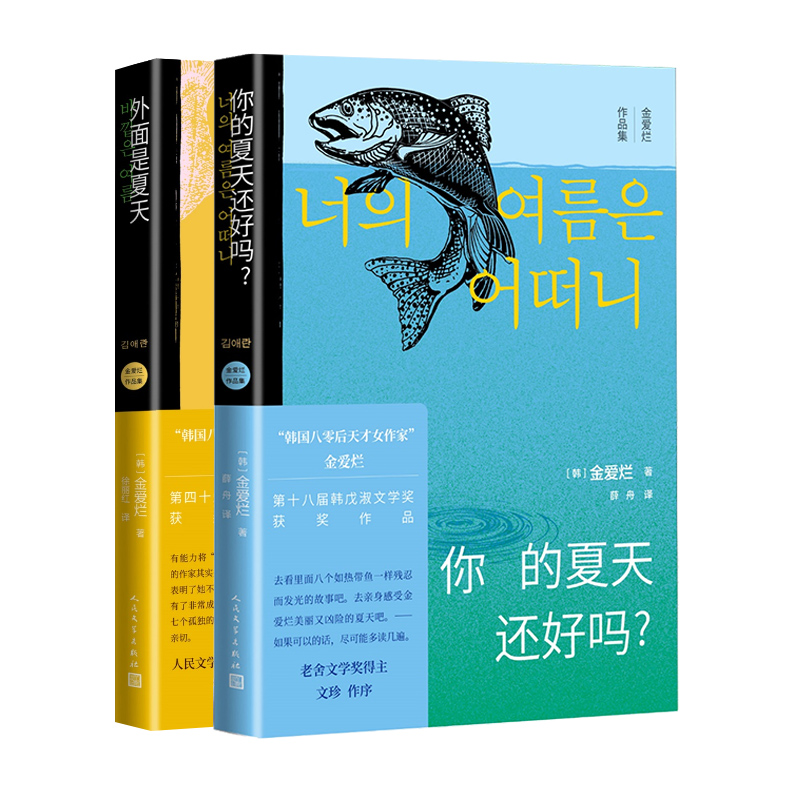 【2册】你的夏天还好吗+外面是夏天金爱烂著韩文学丛书金爱烂短篇小说集八篇作品韩现当代文学小说散文集女性励志暖心小说集-图0