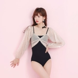 Лонгслив, зимний брендовый сексуальный купальник, по фигуре, защита от солнца, коллекция 2021