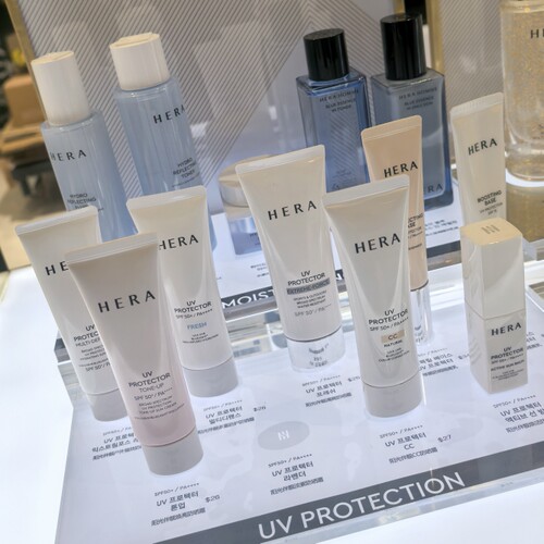 韩国赫拉HERA赫妍清爽防晒霜cc霜隔离二合一SPF50+PA++++防水不腻 - 图0