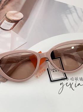 浪特梦2024年新款太阳镜女猫眼复古时尚性感板材偏光太阳镜T30144