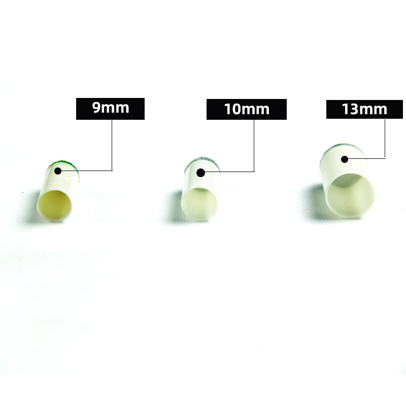 台球杆皮头10mm杆嘴咀9mm小头斯诺克桌球枪头帽黑八大头用品配件 - 图3