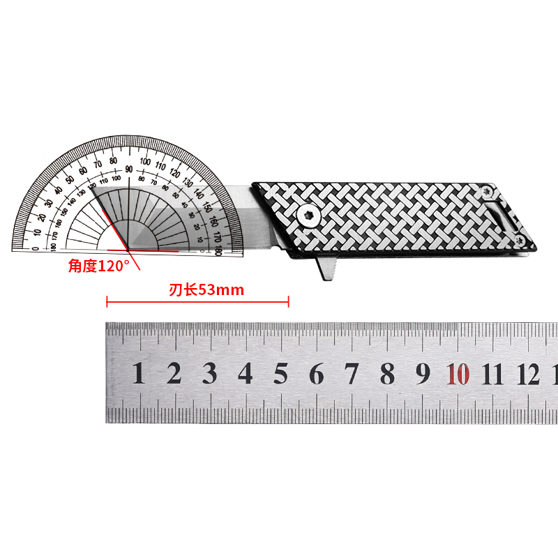 高硬度D2钢户外折叠刀小刀随身刀防身刀具荒野刀折刀野外求生存刀 - 图2