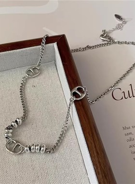 复古猪鼻子项链女高级感轻奢小众