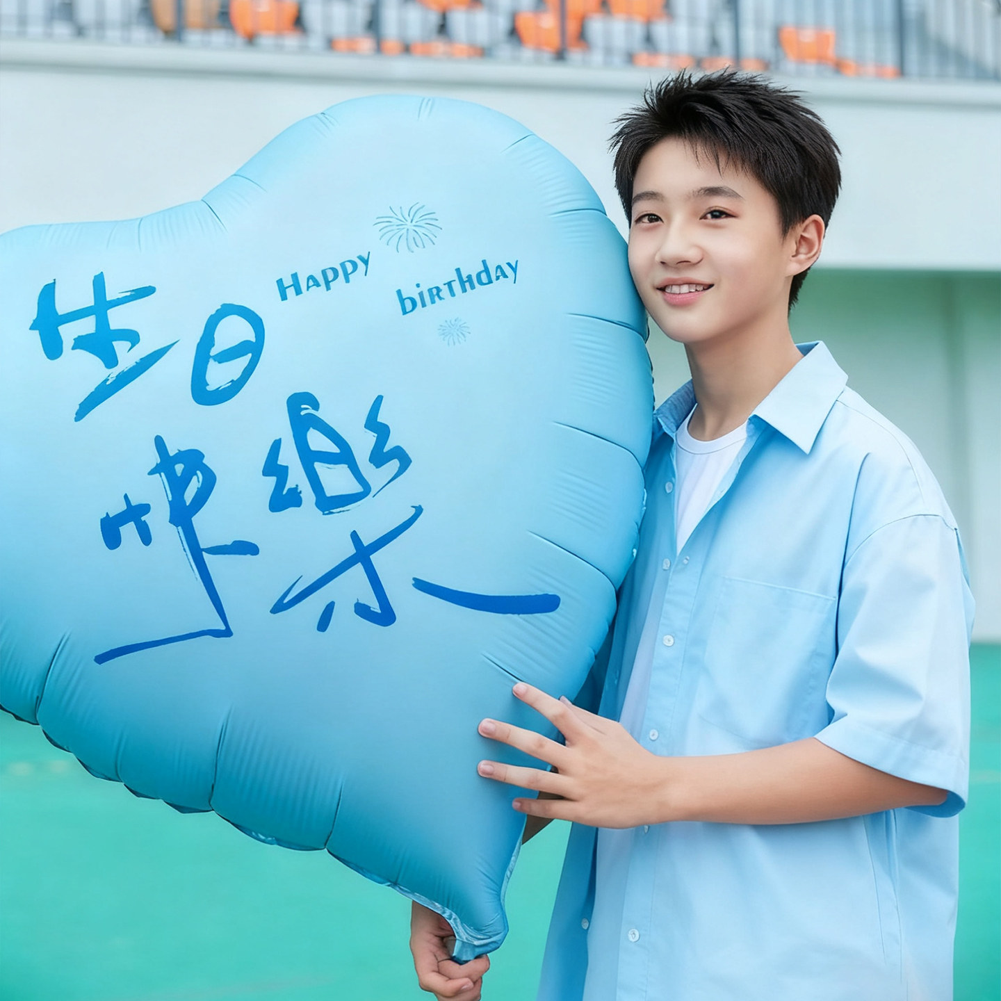 40寸蓝色大爱心气球铝膜装饰生日派对氛围仪式感场景布置拍照道具,淘宝优惠券,粉丝福利购,淘宝优惠卷