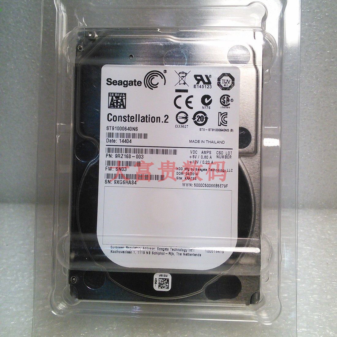 全新DELL/希捷1TB 2.5 7.2K SATA3企业级硬盘ST91000640NS 0WF12F - 图0