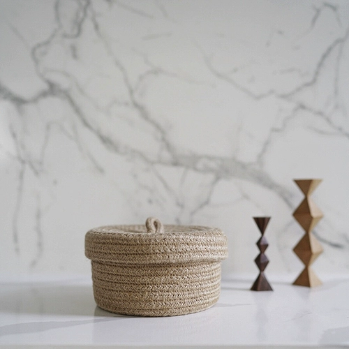 NiceOne Jaosenical Basket Basket Basket Nordic Woven Comemade Desbris Organizes Storage Storage В основном декоративный